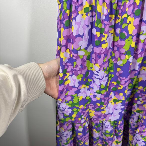 Umgee Purple Ruffled Tiered Sundress - Picture 5 of 9